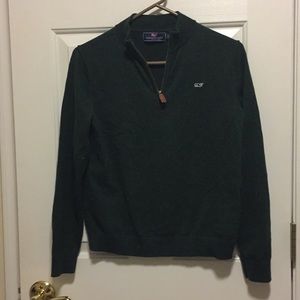 Vineyard vines green half zip